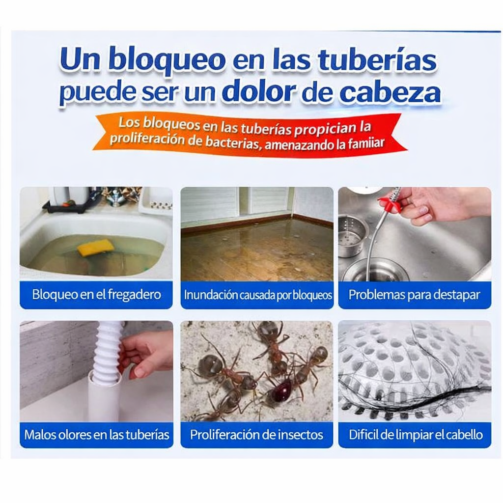 Limpiadores de Desagües Potente